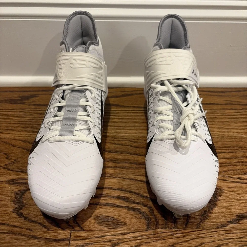 Nike Alpha Menace Pro 2 Detachable White Football Cleat Men's 11.5 CK4277-100
